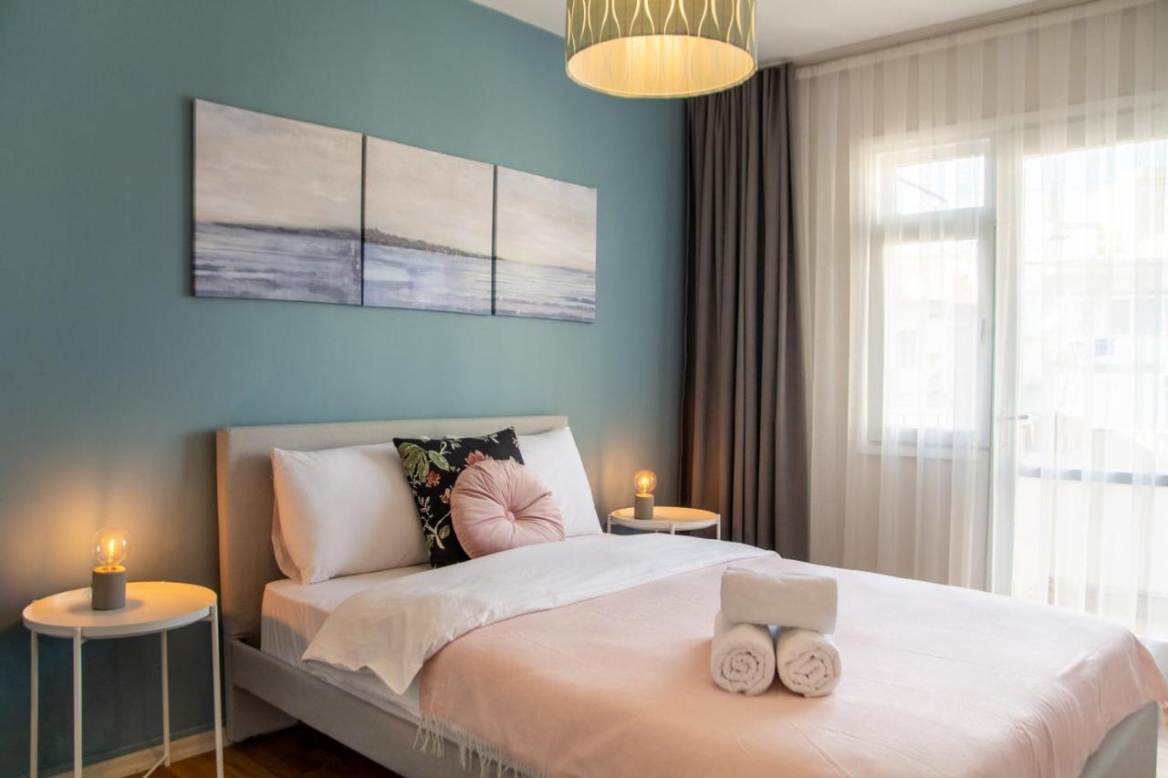 Flat With Sea View Near Karsiyaka Coast Apartment อิซมีร์ ภายนอก รูปภาพ